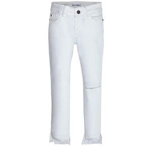 DL 1961 White Stretch Jeans, G. size 12